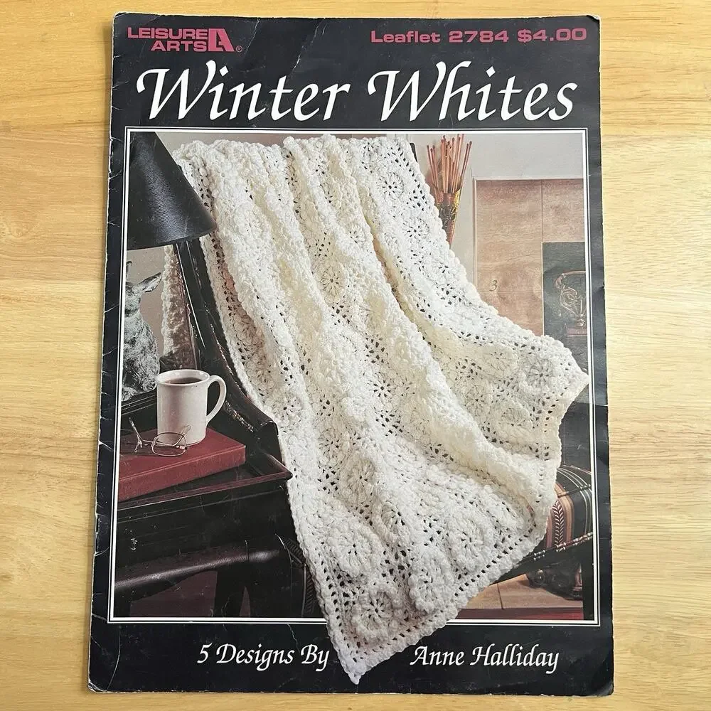 Victorian Afghans Winter Whites Afghans Timeless Tablecloths Vintage Patterns